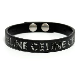 Céline Celine Men's Monochrome Stud Bracelet Other