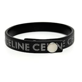 Céline-Celine Men's Monochrome Stud Bracelet-Other