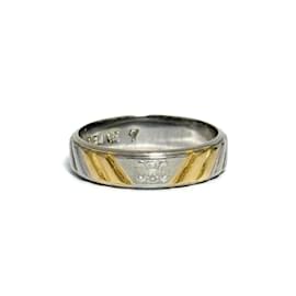 Céline-Celine Men's Women's Triomphe Ring in Platinum-Other