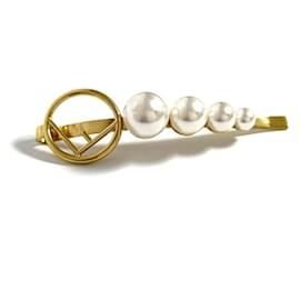 Fendi-Fendi Faux Pearl Barrette Hairpin-Other