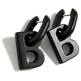 Balenciaga-Boucles d'oreilles en forme de créole B Chain XS de Balenciaga-Autre