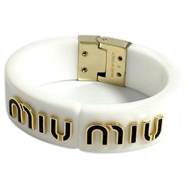 Bracciale bangle in plexiglass per donne Miu Miu Altro