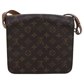 Louis Vuitton-LOUIS VUITTON Monogram Cartouchiere MM Shoulder Bag M51253 LV Auth MY282-Monogram