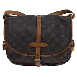 Louis Vuitton-LOUIS VUITTON Monogram Saumur 30 Shoulder Bag M42256 LV Auth nb036-Monogram