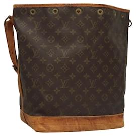 Louis Vuitton-LOUIS VUITTON Monogram Noe Shoulder Bag M42224 LV Auth 116925-Monogram
