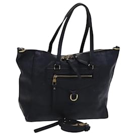 Louis Vuitton-LOUIS VUITTON Monogram Empreinte Lumineuse PM Tote Bag Black M93410 Auth MY136-Black