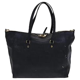 Louis Vuitton-LOUIS VUITTON Monogram Empreinte Lumineuse PM Tote Bag Black M93410 Auth MY136-Black