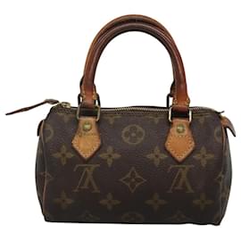 Louis Vuitton-LOUIS VUITTON Monogram Mini Speedy Hand Bag M41534 LV Auth 116848-Monogram