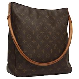Louis Vuitton-LOUIS VUITTON Monogram Looping GM Shoulder Bag M51145 LV Auth 116772-Monogram