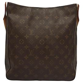 Louis Vuitton-LOUIS VUITTON Monogram Looping GM Shoulder Bag M51145 LV Auth 116772-Monogram