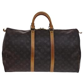 Louis Vuitton-LOUIS VUITTON Monogram Keepall 50 Boston Bag M41426 LV Auth bs24128-Monogram