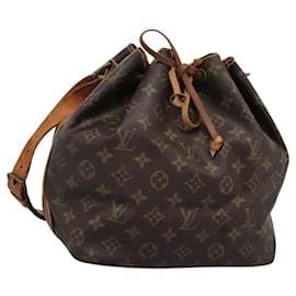 Louis Vuitton-LOUIS VUITTON Monogram Petit Noe Shoulder Bag M42226 LV Auth BD1454-Monogram