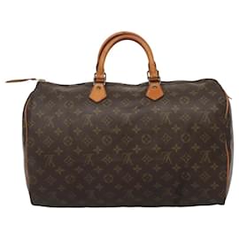 Louis Vuitton-LOUIS VUITTON Monogram Speedy 40 Hand Bag M41522 LV Auth ki5545-Monogram