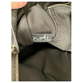 Hermès-HERMES Travel bags T.  Cotton-Black