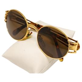 Fendi-Fendi Gold Frame Logo Sunglasses SL 7031-Golden