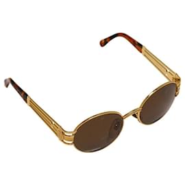 Fendi-Fendi Gold Frame Logo Sunglasses SL 7031-Golden