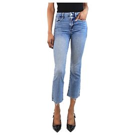 Frame Denim Blue denim raw hem jeans - size UK 8 Blue