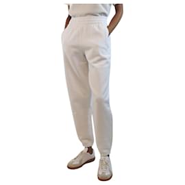 Alexander Wang-White puff logo sweatpants - size XS-White