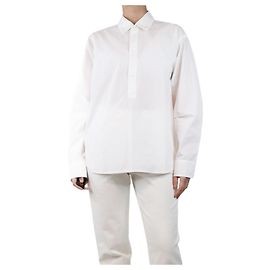 Sofie d'Hoore Camicia bianca a maniche lunghe - taglia UK 10 Bianco