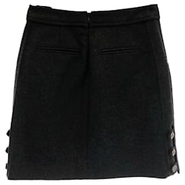Chanel-Amazing Chanel Wool Blend Skirt-Black