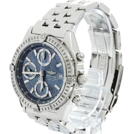Breitling-Breitling Chronomat Blue MOP Dial Steel Automatic Watch A13352-Other