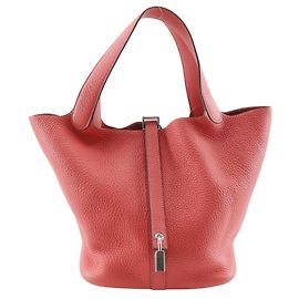 Hermès Hermes Picotin Lock 22 MM Handbag Red