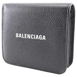 Balenciaga-Portefeuille bi-fold Balenciaga Everyday-Noir