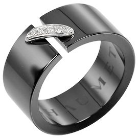 Anello Lien Chaumet Nero D'oro