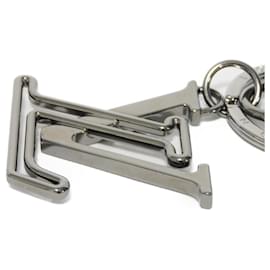 Louis Vuitton-Louis Vuitton Keychain Porto Cle LV Line Signature-Black