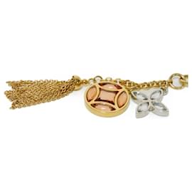 Louis Vuitton-Louis Vuitton Keychain Portocle Ice Flower-Golden