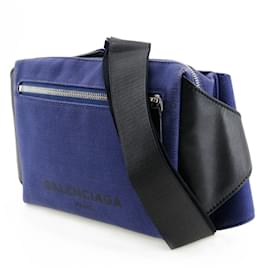 Balenciaga-Sac banane Balenciaga-Noir,Bleu