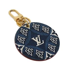 Louis Vuitton-Louis Vuitton Keychain Portecle Illustre-Navy blue