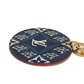Louis Vuitton-Louis Vuitton Keychain Portecle Illustre-Navy blue