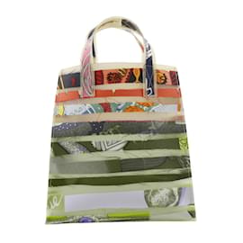 Hermès-Sac à main tote limité Hermès Musée du Louvre-Multicolore