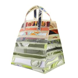 Hermès-Sac à main tote limité Hermès Musée du Louvre-Multicolore