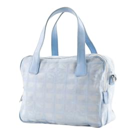 Chanel-Chanel New Travel Line Handbag-Light blue