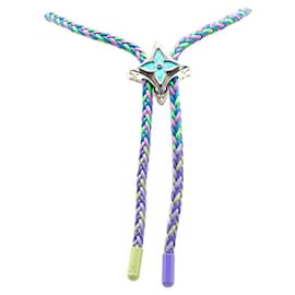 Louis Vuitton-Louis Vuitton Monogram Big Collier Bolo Necklace-Silvery,Multiple colors