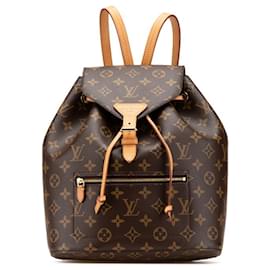 Louis Vuitton-Louis Vuitton Monogram Montsouris Backpack-Brown,Monogram
