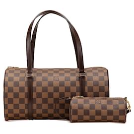 Louis Vuitton-Louis Vuitton Damier Papillon 30 Handbag-Brown,Damier ebene