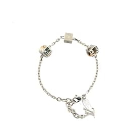 Louis Vuitton-Louis Vuitton Charm Bracelet Gamble Rhinestone-Silvery