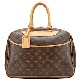 Louis Vuitton-Louis Vuitton Monogram Deauville Handbag-Brown