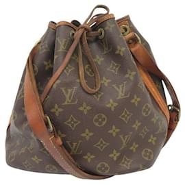 Louis Vuitton-VINTAGE LOUIS VUITTON NOE PM M40818 MONOGRAM CANVAS HAND BAG-Brown