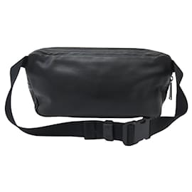 Bottega Veneta-Belt bag Bottega Veneta black intrecciato leather-Black