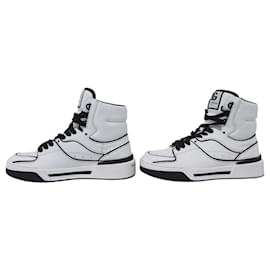 Dolce & Gabbana-NINE DOLCE & GABBANA NEW ROMA CS2037 6 IT 41 FR LEATHER SNEAKERS-Other