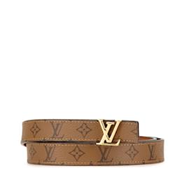 Louis Vuitton-Louis Vuitton Monogram Reversible Belt-Brown