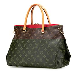 Louis Vuitton-Louis Vuitton Monogram Pallas Handbag-Brown,Red,Fuschia
