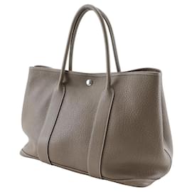 Hermès-Sac à main PM Hermes Garden 36-Taupe