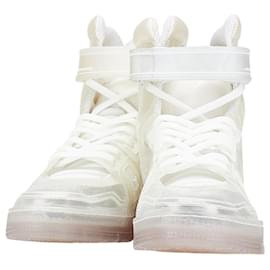 Louis Vuitton-Louis Vuitton 20SS LV Trainer Line High Cut Sneakers-White,Other