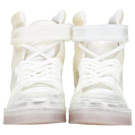 Louis Vuitton-Louis Vuitton 20SS LV Trainer Line High Cut Sneakers-White,Other