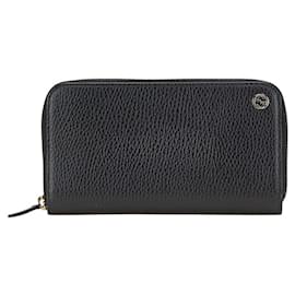 Gucci-Gucci Interlocking G Long Wallet-Black